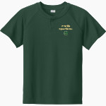 NORTH SPARTANS ONLINE STORE Sport-Tek Youth Posicharge Competitor 2-Button Short-Sleeve Henley Front Thumbnail