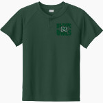 Mid-Pacific Owls <span class="pdp-name-mascot">Mid-Pacific Owls</span> Sport-Tek Youth Posicharge Competitor 2-Button Short-Sleeve Henley Front Thumbnail