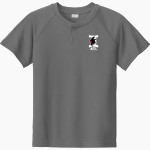 Atlanta Metro Academy <span class="pdp-name-mascot">Gemini Sports Academy Tigers</span> Sport-Tek Youth Posicharge Competitor 2-Button Short-Sleeve Henley Front Thumbnail