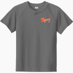 Tech High School Tigers Sport-Tek Youth Posicharge Competitor 2-Button Short-Sleeve Henley Front Thumbnail