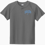 WILLOWS ACADEMY Eagles <span class="pdp-name-mascot">Willows Eagles</span> Sport-Tek Youth Posicharge Competitor 2-Button Short-Sleeve Henley Front Thumbnail