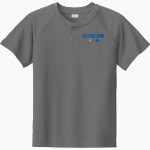 Cleveland Blue Raiders Sport-Tek Youth Posicharge Competitor 2-Button Short-Sleeve Henley Front Thumbnail