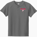 CONSTANTINE HIGH SCHOOL FALCONS <span class="pdp-name-mascot">CONSTANTINE FALCONS</span> Sport-Tek Youth Posicharge Competitor 2-Button Short-Sleeve Henley Front Thumbnail