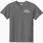 JERSEY COMMUNITY HIGH SCHOOL PANTHERS Sport-Tek Youth Posicharge Competitor 2-Button Short-Sleeve Henley Front Thumbnail