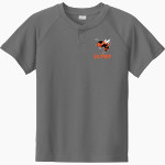 Giltner Hornets <span class="pdp-name-mascot">Giltner Hornets</span> Sport-Tek Youth Posicharge Competitor 2-Button Short-Sleeve Henley Front Thumbnail