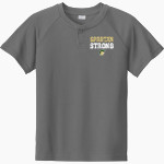 Mayo Spartans <span class="pdp-name-mascot">Mayo Spartans</span> Sport-Tek Youth Posicharge Competitor 2-Button Short-Sleeve Henley Front Thumbnail