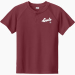 Centenary Gents <span class="pdp-name-mascot">Centenary Gents</span> Sport-Tek Youth Posicharge Competitor 2-Button Short-Sleeve Henley Front Thumbnail