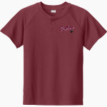 Peachtree Panthers <span class="pdp-name-mascot">Peachtree Academy Panthers</span> Sport-Tek Youth Posicharge Competitor 2-Button Short-Sleeve Henley Front Thumbnail