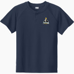 Doane Stuart Thunderchickens Thunderchickens <span class="pdp-name-mascot">Doane Stuart Thunderchickens</span> Sport-Tek Youth Posicharge Competitor 2-Button Short-Sleeve Henley Front Thumbnail
