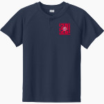 IIAAA IIAAA Sport-Tek Youth Posicharge Competitor 2-Button Short-Sleeve Henley Front Thumbnail