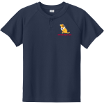 Saint James' Saint James' <span class="pdp-name-mascot">Saint James Episcopal School</span> Sport-Tek Youth Posicharge Competitor 2-Button Short-Sleeve Henley Front Thumbnail
