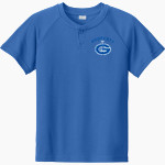 GATEWAY SCIENCE ACADEMY GATORS <span class="pdp-name-mascot">GATEWAY SCIENCE ACADEMY GATORS</span> Sport-Tek Youth Posicharge Competitor 2-Button Short-Sleeve Henley Front Thumbnail