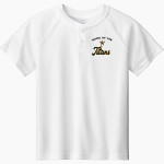 Colorado Titans The Official Online Store Sport-Tek Youth Posicharge Competitor 2-Button Short-Sleeve Henley Front Thumbnail