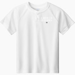 Garfield Bulldogs Sport-Tek Youth Posicharge Competitor 2-Button Short-Sleeve Henley Front Thumbnail