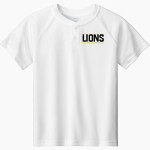 LEVERETTS CHAPEL HIGH SCHOOL LIONS <span class="pdp-name-mascot">LEVERETTS CHAPEL LIONS</span> Sport-Tek Youth Posicharge Competitor 2-Button Short-Sleeve Henley Front Thumbnail