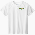 Communion of Saints School Sabres official sideline store <span class="pdp-name-mascot">Communion of Saints School Sabres</span> Sport-Tek Youth Posicharge Competitor 2-Button Short-Sleeve Henley Front Thumbnail