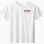 Gloversville High School <span class="pdp-name-mascot">Gloversville Dragon Huskies</span> Sport-Tek Youth Posicharge Competitor 2-Button Short-Sleeve Henley Front Thumbnail