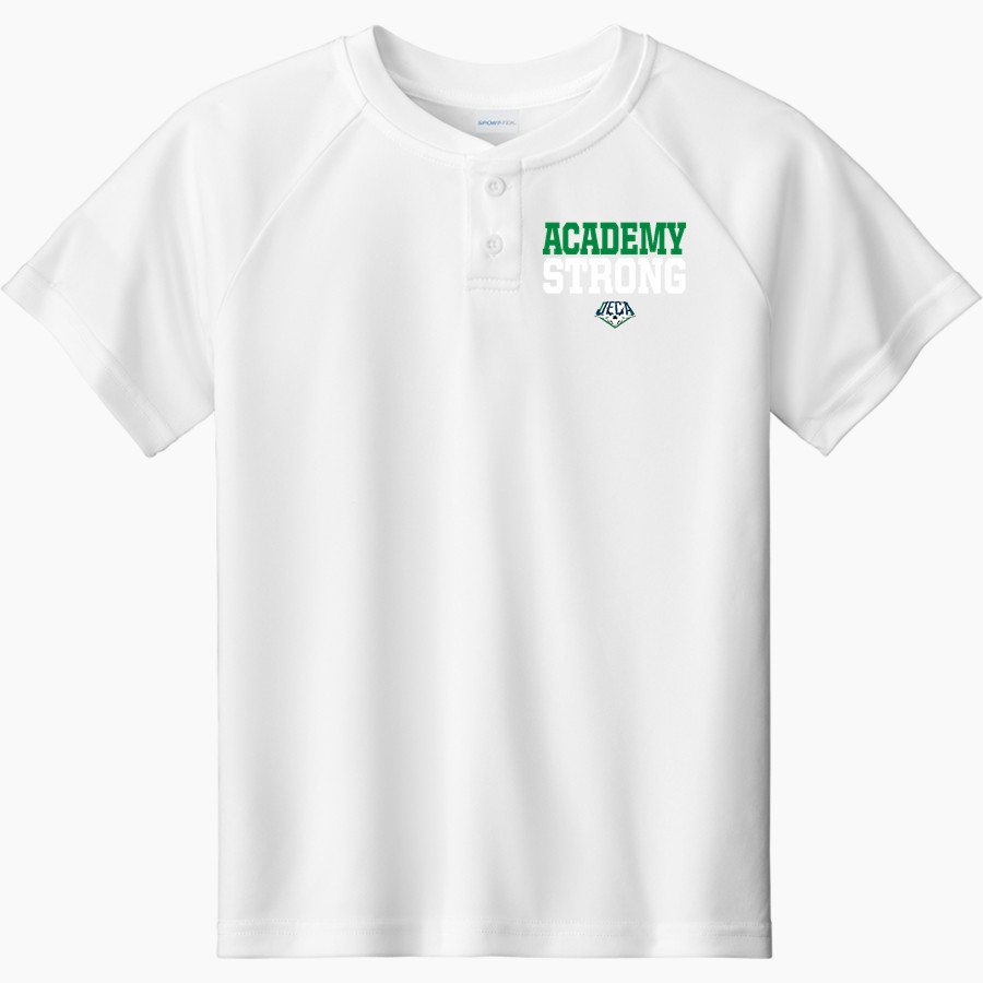 Judson Early College Academy Academy <span class="pdp-name-mascot">Judson Early College Academy Academy</span> Sport-Tek Youth Posicharge Competitor 2-Button Short-Sleeve Henley