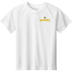 WINDSOR HIGH SCHOOL YELLOW JACKETS <span class="pdp-name-mascot">WINDSOR YELLOW JACKETS</span> Sport-Tek Youth Posicharge Competitor 2-Button Short-Sleeve Henley Front Thumbnail