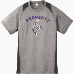 Bergman Dolphins Sport-Tek Youth Short Sleeve Colorblock Contender Tee Front Thumbnail