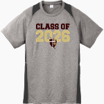 St. FRANCIS HIGH SCHOOL GOLDEN KNIGHTS <span class="pdp-name-mascot">SAINT FRANCIS GOLDEN KNIGHTS</span> Sport-Tek Youth Short Sleeve Colorblock Contender Tee Front Thumbnail
