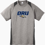 Oral Roberts Golden Eagles <span class="pdp-name-mascot">Oral Roberts Golden Eagles</span> Sport-Tek Youth Short Sleeve Colorblock Contender Tee Front Thumbnail