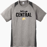 CENTRAL TECH SCHOOL FALCONS <span class="pdp-name-mascot">CENTRAL FALCONS</span> Sport-Tek Youth Short Sleeve Colorblock Contender Tee Front Thumbnail