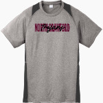 North Crawford Trojans Sport-Tek Youth Short Sleeve Colorblock Contender Tee Front Thumbnail