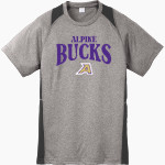 ALPINE HIGH SCHOOL BUCKS <span class="pdp-name-mascot">ALPINE BUCKS</span> Sport-Tek Youth Short Sleeve Colorblock Contender Tee Front Thumbnail