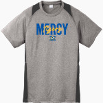 Mercy High School Tigers Online Store Sport-Tek Youth Short Sleeve Colorblock Contender Tee Front Thumbnail