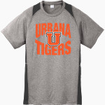 URBANA HIGH SCHOOL TIGERS <span class="pdp-name-mascot">URBANA TIGERS</span> Sport-Tek Youth Short Sleeve Colorblock Contender Tee Front Thumbnail