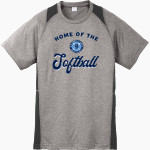 Henderson County Senior Softball Softball <span class="pdp-name-mascot">Henderson County Senior Softball Softball</span> Sport-Tek Youth Short Sleeve Colorblock Contender Tee Front Thumbnail