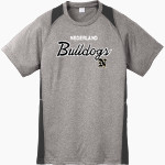 NEDERLAND HIGH SCHOOL BULLDOGS <span class="pdp-name-mascot">NEDERLAND BULLDOGS</span> Sport-Tek Youth Short Sleeve Colorblock Contender Tee Front Thumbnail