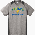 Northside Spartans <span class="pdp-name-mascot">Northside Spartans</span> Sport-Tek Youth Short Sleeve Colorblock Contender Tee Front Thumbnail