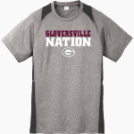 Gloversville High School Sport-Tek Youth Short Sleeve Colorblock Contender Tee Front Thumbnail