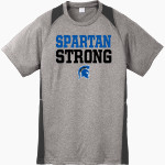 CENTENNIAL HIGH SCHOOL SPARTANS <span class="pdp-name-mascot">CENTENNIAL SPARTANS</span> Sport-Tek Youth Short Sleeve Colorblock Contender Tee Front Thumbnail