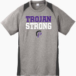 Petaluma Trojans <span class="pdp-name-mascot">Petaluma Trojans</span> Sport-Tek Youth Short Sleeve Colorblock Contender Tee Front Thumbnail
