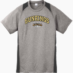 Yakima Sunkings Sunkings Sport-Tek Youth Short Sleeve Colorblock Contender Tee Front Thumbnail