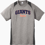Sequoias Giants <span class="pdp-name-mascot">College of the Sequoias</span> Sport-Tek Youth Short Sleeve Colorblock Contender Tee Front Thumbnail