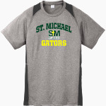 St. Michael Gators Sport-Tek Youth Short Sleeve Colorblock Contender Tee Front Thumbnail