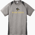 PERRYSBURG HIGH SCHOOL YELLOW JACKETS <span class="pdp-name-mascot">PERRYSBURG YELLOW JACKETS</span> Sport-Tek Youth Short Sleeve Colorblock Contender Tee Front Thumbnail