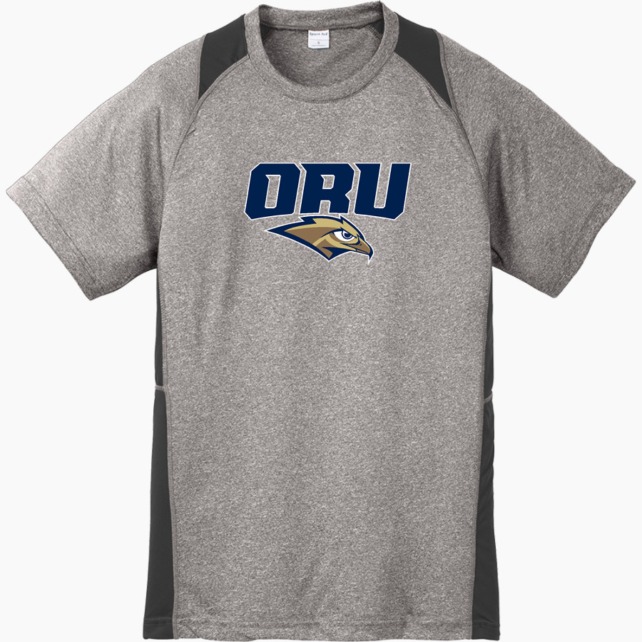 Oral Roberts Golden Eagles <span class="pdp-name-mascot">Oral Roberts Golden Eagles</span> Sport-Tek Youth Short Sleeve Colorblock Contender Tee