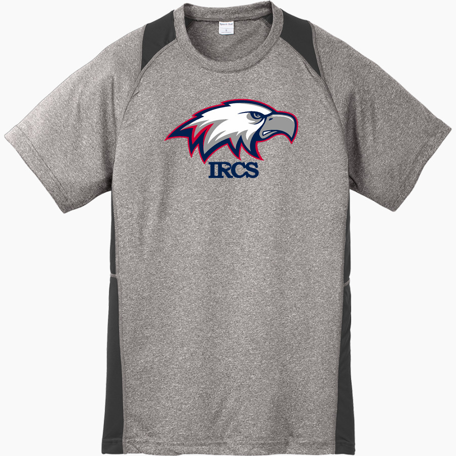 Indian Rocks Christian Eagles <span class="pdp-name-mascot">Indian Rocks Christian School Eagles</span> Sport-Tek Youth Short Sleeve Colorblock Contender Tee