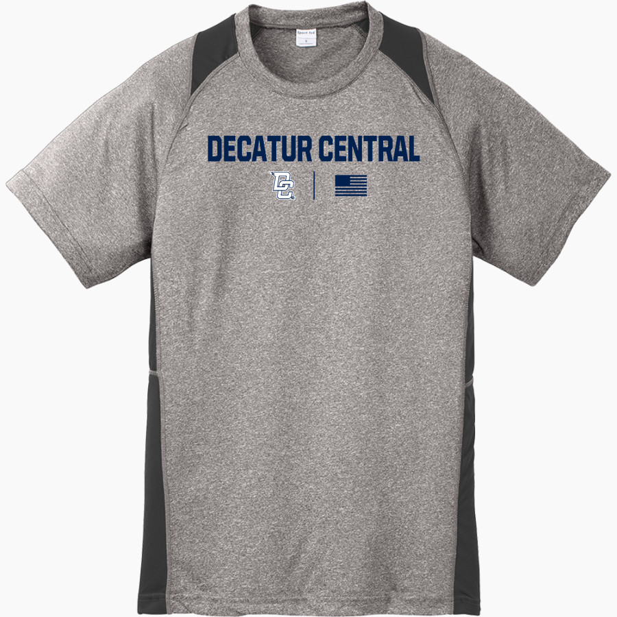 Decatur Central Hawks <span class="pdp-name-mascot">Decatur Central Hawks</span> Sport-Tek Youth Short Sleeve Colorblock Contender Tee