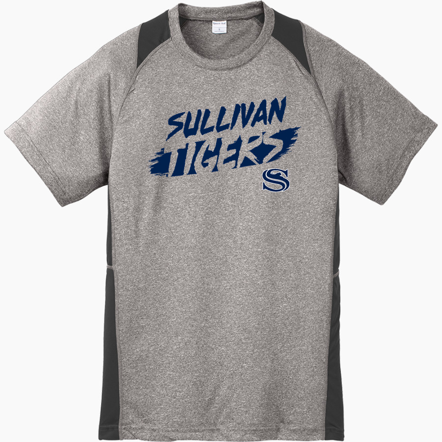Sullivan Tigers <span class="pdp-name-mascot">Sullivan Tigers</span> Sport-Tek Youth Short Sleeve Colorblock Contender Tee