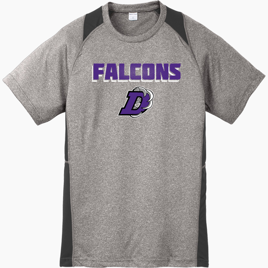 DARLINGTON HIGH SCHOOL FALCONS Sport-Tek Youth Short Sleeve Colorblock Contender Tee