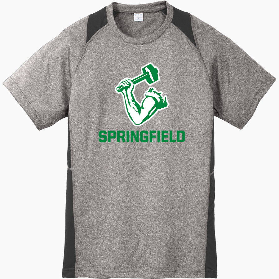 SPRINGFIELD HIGH SCHOOL COSMOS Sport-Tek Youth Short Sleeve Colorblock Contender Tee