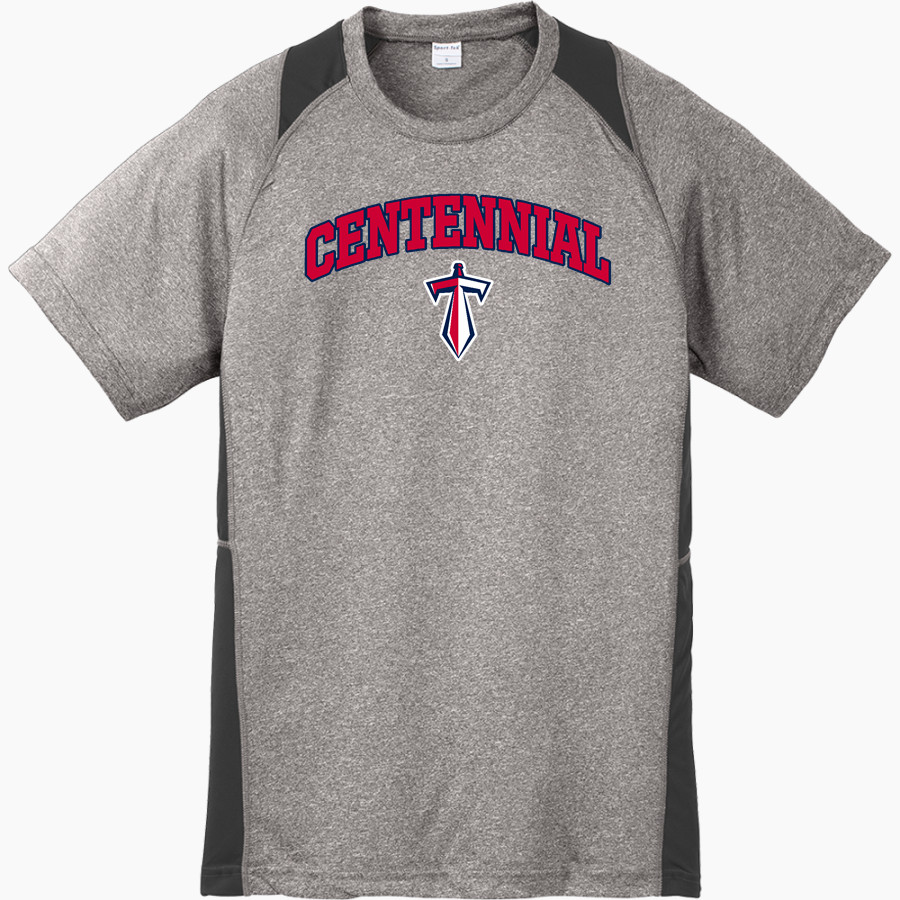 CENTENNIAL HIGH SCHOOL TITANS <span class="pdp-name-mascot">CENTENNIAL TITANS</span> Sport-Tek Youth Short Sleeve Colorblock Contender Tee