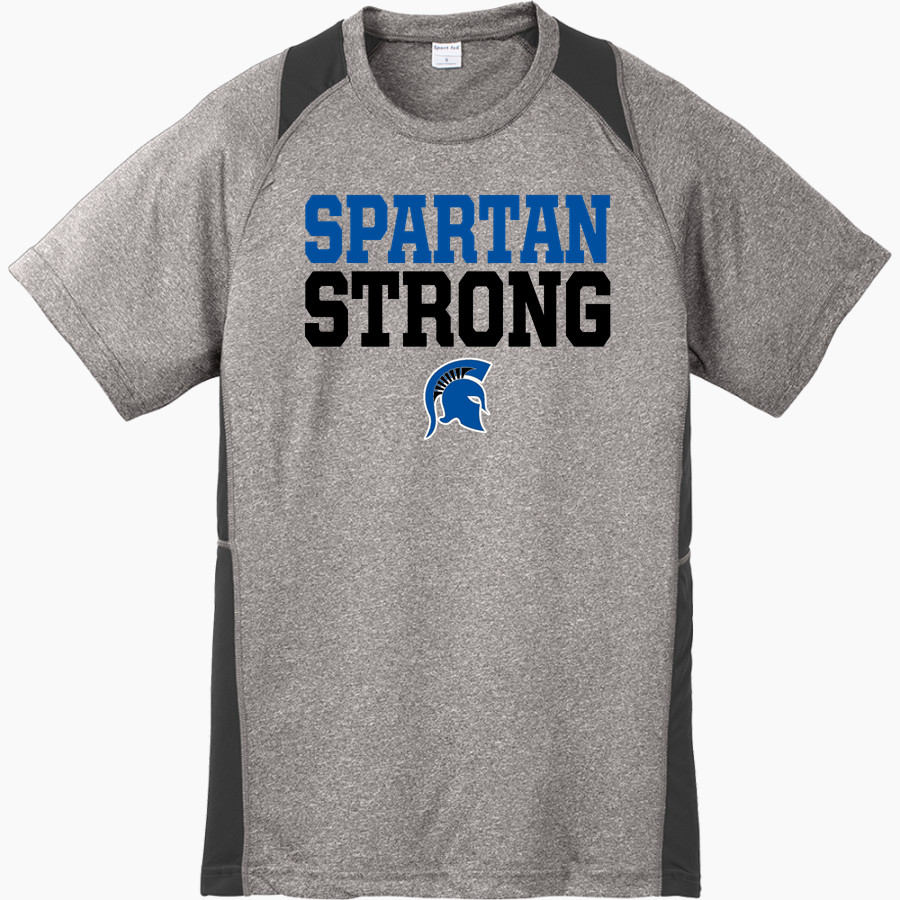 CENTENNIAL HIGH SCHOOL SPARTANS <span class="pdp-name-mascot">CENTENNIAL SPARTANS</span> Sport-Tek Youth Short Sleeve Colorblock Contender Tee