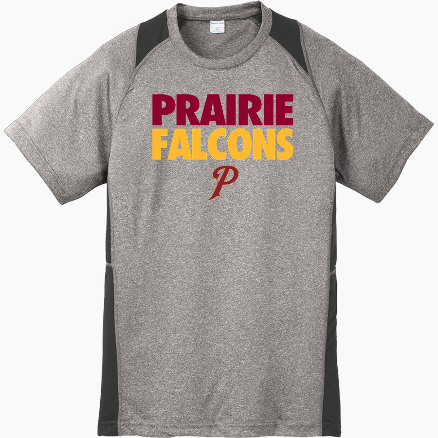 Prairie Falcons <span class="pdp-name-mascot">Prairie Falcons</span> Sport-Tek Youth Short Sleeve Colorblock Contender Tee